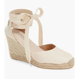 Wedge Lace-Up Espadrille Sandal